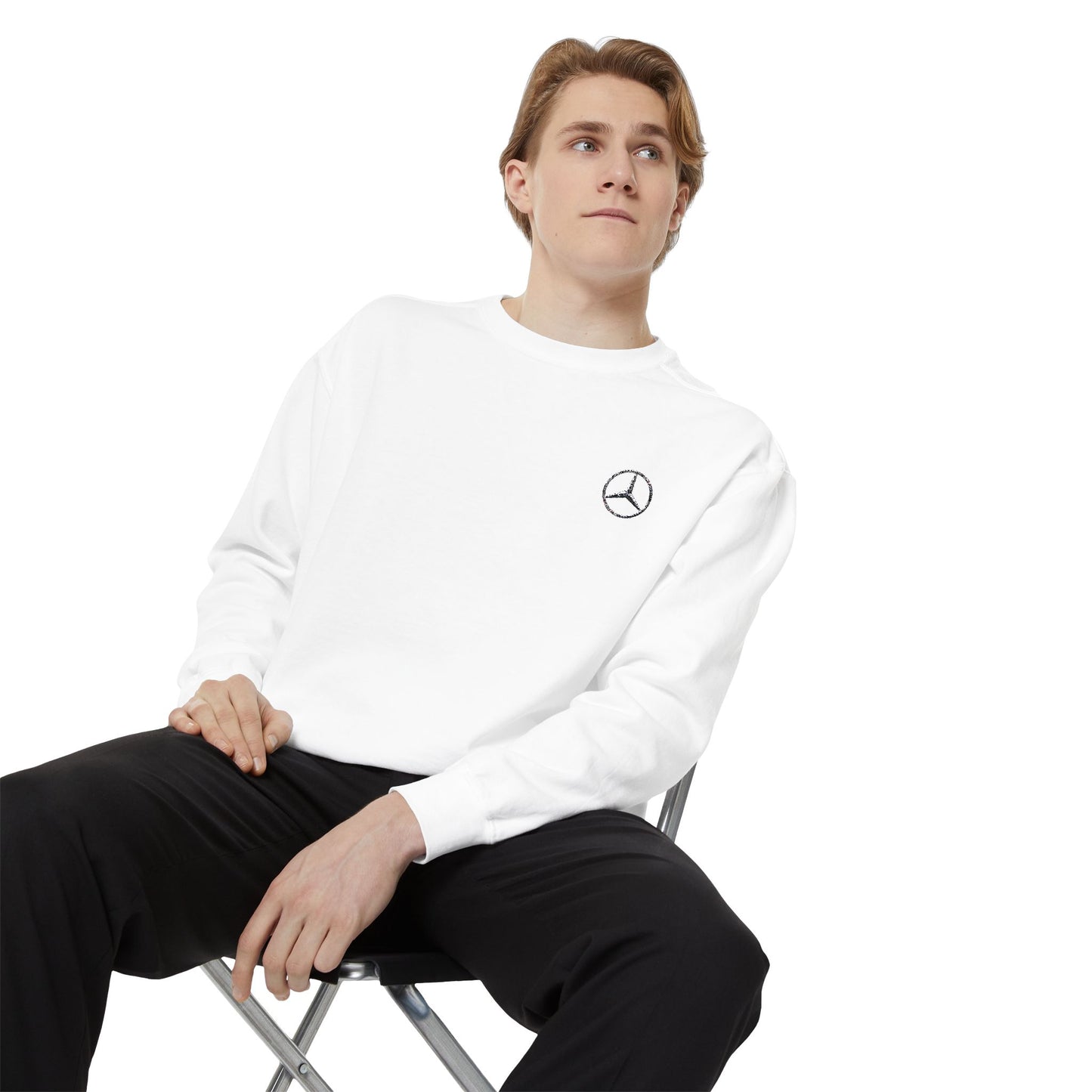 Mercedes Embroidered Logo Sweatshirt