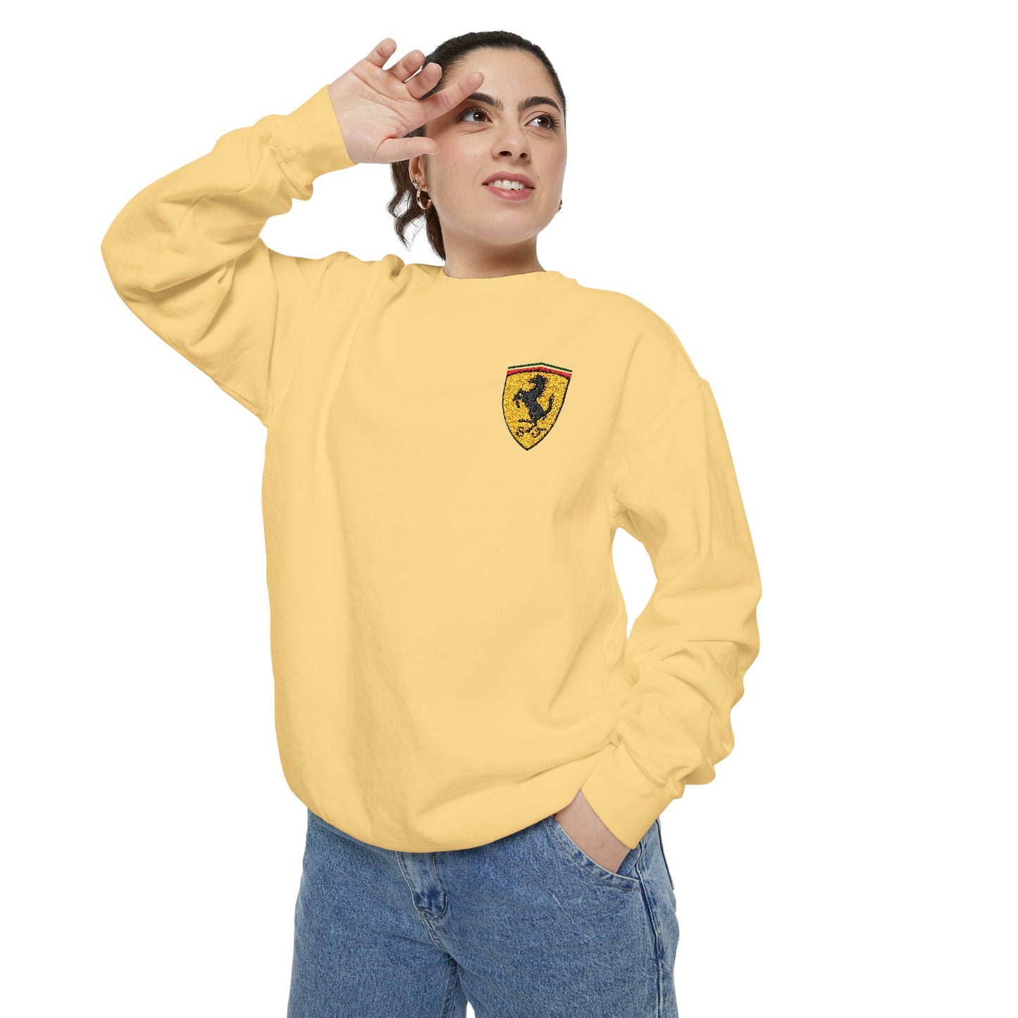 Ferrari Embroidered Logo Sweatshirt